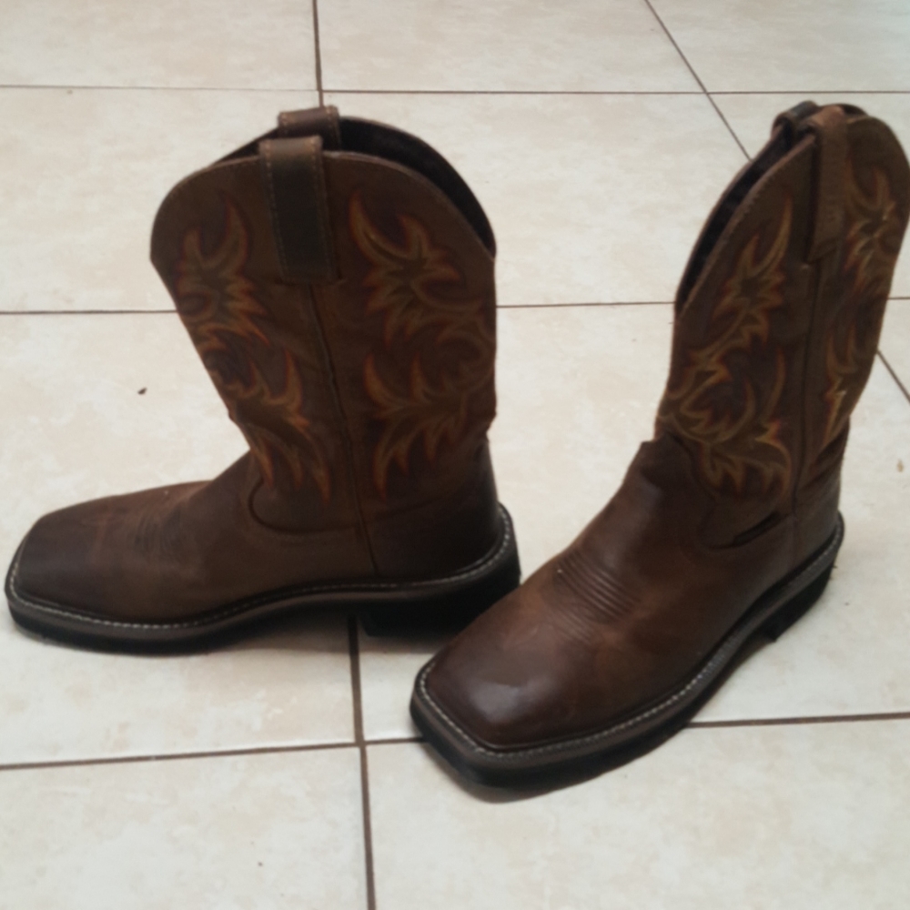 Justin Boots steel toe